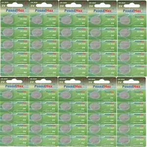 50 X Super 2025 CR2025 DL2025 ECR2025 3V SB-T14 POUNDMAX LITHIUM KNOPFZELLE - Bild 1 von 6