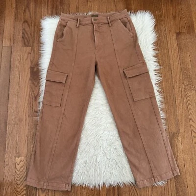 Pantalones cargo MOTHER para mujer talla 31 marrón Rambler cargo pantalones al tobillo grunge preppy Foto 1 de 4