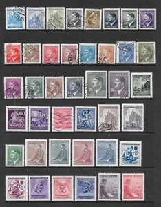 COLECCIÓN BOHEMIA Y MORAVIA COMO NUEVA CON BISAGRAS/USADAS NÚMEROS 1939 A 1944 - Imagen 1 de 3