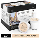 Bestpresso Coffee 96 Count Italian Roast K-Cup Pods - Keurig 2.0 Compatible