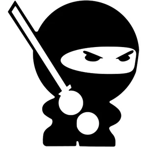 Shinobi Ninja 3" Vinyl Decal Car Window Sticker Bumper Japan Warrior - Picture 1 of 26