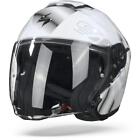Scorpion EXO-S1 Gravity Pearl White Silver Jet Helmet - New! Fast Shipping!
