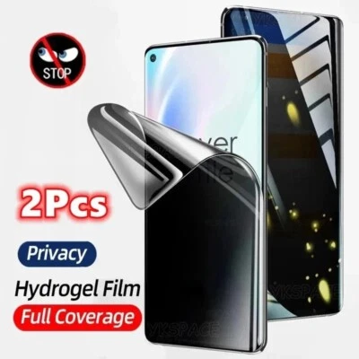 Anti-Spy Privacy Screen Protector Film For OPPO Reno 3 4 5 6 7 8 8T 9 10 11 Pro+ - Image 1 of 4