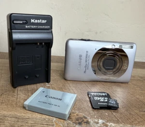 Canon PowerShot SD1300 IS Digital ELPH 12.1MP 4x Wide Zoom Camera W/ SD -TESTED - Bild 1 von 5