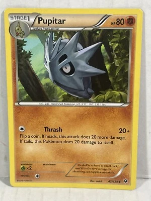 rare Pupitar Pokémon Card TCG Pokemon XY Fates Collide 42/124 NM-MT+ - Image 1 of 2