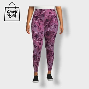 Damen Übergröße hohe Leggings in voller Länge rosa - Bild 1 von 1