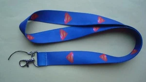 New*SUPERMAN* 34" Inch/86 cm Cloth Lanyard/Cell Phone Strap *The Man Of STEEL* - Photo 1 sur 1