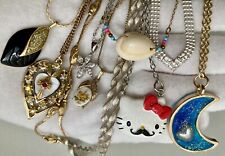 Necklace LOT  20 Total Mixed Metals Ladies Some Vintage Silver/Gold Tone Lovely
