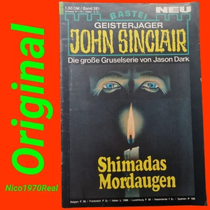 J Sinclair - Heft Nr 281 - Shimadas Mordaugen - 1. Auflage - #B/3-HoKi3 - Bild 1 von 3