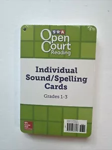 New McGraw Hill SRA Open Court Reading Individual Sound Spelling cards Grade 1-3 - Picture 1 of 3