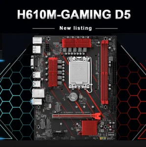 H610M-G Mothermain Hero Gaming WiFi LGA 1700 DDR5 ATX Intel Motherboard Comupter - Picture 1 of 10