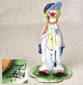 Sammelstück Keramik Figur/ Clown ZAMPIVA handbemalt signiert 1980er Jahre P569 - Bild 1 von 12