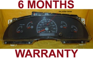 97-98 Ford E150 E250 E350 Van Gas Instrument Cluster NoTach - 6 Month Warranty - Bild 1 von 1