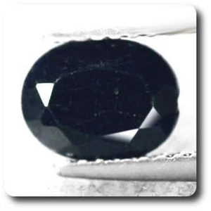 SAPHIR NOIR. 1.50 cts. Zantong, Chine - Imagen 1 de 2