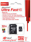 32GB MicroSD Memory card for Easypix GoXtreme Discovery action camera 80MB/s