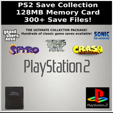 PS2 Save Collection | 300+ Saves | 100% Complete | PlayStation Memory Card