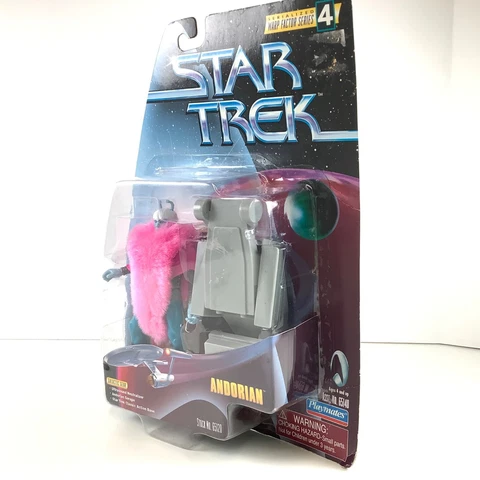 NEW Star Trek TOS Andorian Action Figure Warp Factor Series 4 with Accessories Cover