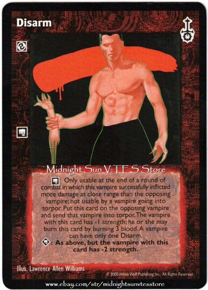 Disarm Sabbat War V:TES VTES Vampire CCG - Image 1 of 1