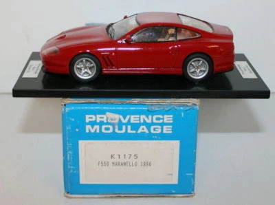 Modelo de resina Provenza escala 1/43 - K1175 - Ferrari F550 Maranello 1996 - rojo Foto 1 de 3
