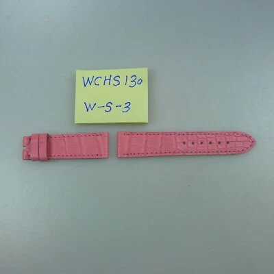 Correa de reloj Chopard, cocodrilo rosa Foto 1 de 3