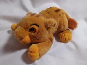 Vintage 90er Disney Store Der König der Löwen hüpfendes Baby Simba Stofftier Plüschtier 9 Zoll - Bild 1 von 8