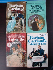BARBARA CARTLAND Lot of 4 Vintage Romance Novels - PBs  7040 - Bild 1 von 5