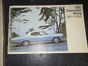 Original Vintage 1911-1966 The Chevrolet Story History Brochure Booklet 66 Chevy - Picture 1 of 8