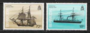 1988 Bermuda Sc# 545-46 - Shipwrecks, Caesar & Madiana. MNH set Cv$11.75 - Picture 1 of 1