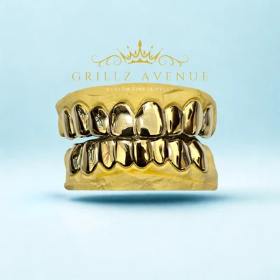 Custom FIT Grillz Plain Jane (plata de ley 925/kit de moldes gratis/multi colores) Foto 1 de 3