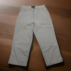 Lauren Ralph Lauren Jeans Co Womens Sz 4 Classic Light Grey Khaki - Picture 1 of 12