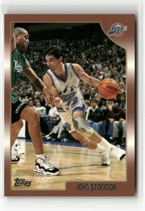 1998-99 Topps #73 John Stockton Utah Jazz - Imagen 1 de 2