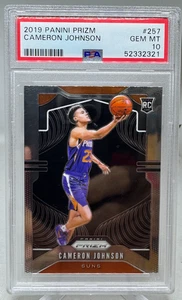 Cameron Johnson 2019 Panini Prizm #257 Rookie RC PSA 10 gemme ottime condizioni Phoenix Suns - Foto 1 di 6