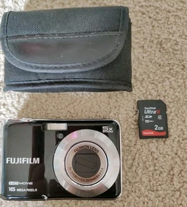 FUJI FINEPIX AX650 BLACK 16MP EXCELLENT+ TESTED Digital Pocket Camera HD movie - Bild 1 von 10