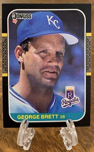 1987 Donruss Card #54 George Brett Kansas City Royals HOF