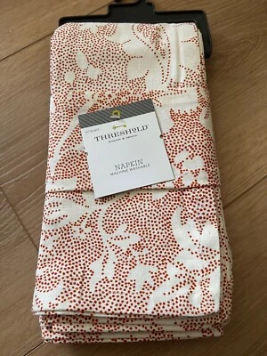 Threshold Napkins Orange Floral Fall Print 20 x 20 (4pc Set) - Image 1 of 4