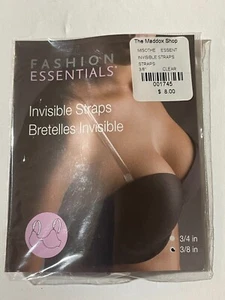 Fashion Essentials Invisible Bra Straps 3/8 inch - Picture 1 of 5
