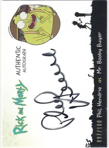 Cryptozoic Rick and Morty 2018 automático Phil Hendrie como comprador Mr. Booby 097/100 - Imagen 1 de 1