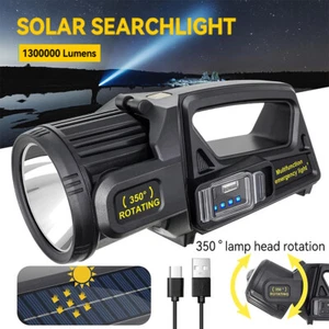 LED Suchscheinwerfer Handheld Scheinwerfer Taschenlampe USB wiederaufladbarer - Bild 1 von 17