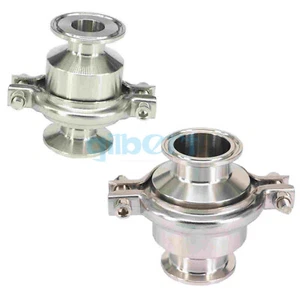 3/4" To 2" 304 Stainless Tri Clamp 1.5" 2" Sanitary Non-return Check Valve Brew - Picture 1 of 13