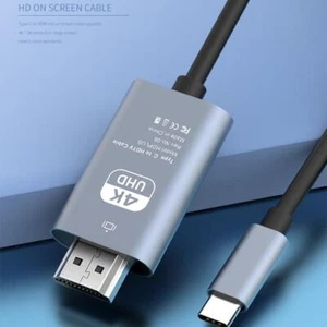 USB Type C to HDMI 1080P HD TV Cable Adapter For Android LG Samsung Motorola - Picture 1 of 13