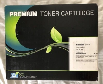 HP 4250 Q5942X PREMIUM высокой мощности тонер черный HP LaserJet 4250N 4350 новый - Изображение 1 из 4