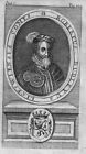 1720 - Robert Dudley Earl De Leicester Portrait Gravure sur Cuivre Gravure