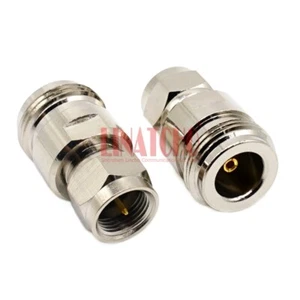 Messing CCTV Antennenwandler 50 Ohm N Buchse auf F Außen Britisches Gewinde Adapter - Bild 1 von 12