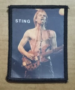 Sting 1980s sew on photo patch - Picture 1 of 2