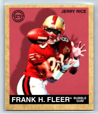 Jerry Rice 1997 Fleer Goudey #134 San Francisco 49ers Foto 1 de 2