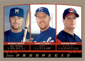 2000 Topps Kevin Barker/Kit Pellow/Russell Branyan Baseball Cards #208