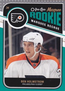 11/12 OPC..BEN HOLMSTROM..MARQUEE ROOKIE..# 560..FLYERS..FREE COMBINED SHIP