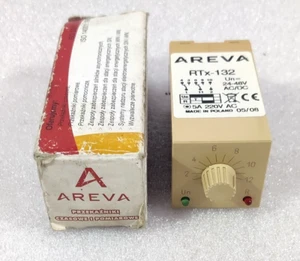 AREVA Time Relay RTx-132 1-12S 24-48V AC/DC 5A 220V AC - Picture 1 of 7