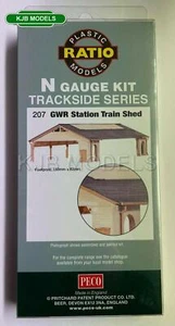 BNIB N Gauge Ratio 207 GWR Station Train Shed - Plastic Kit - Picture 1 of 2