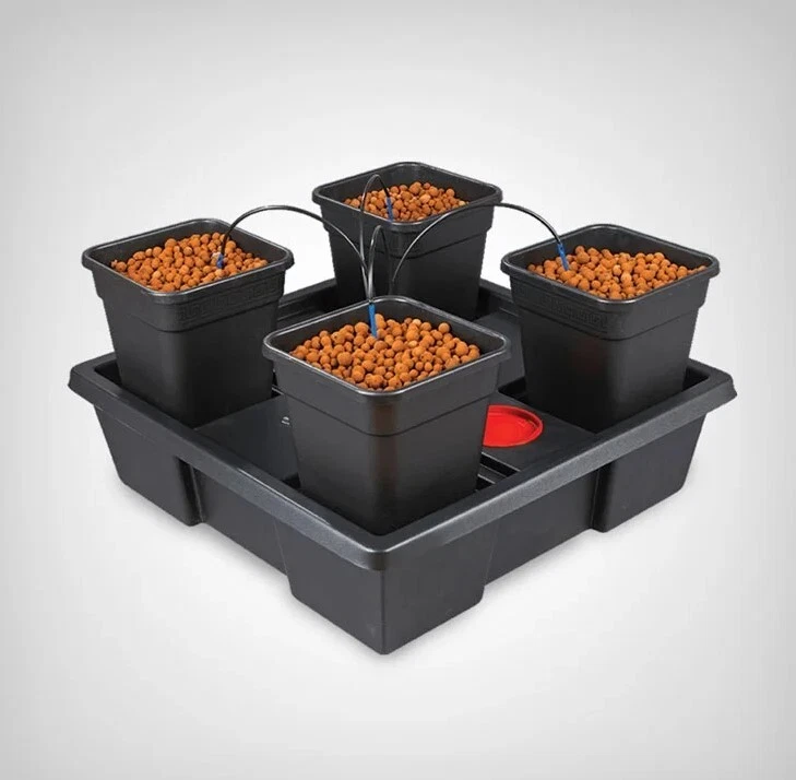 Atami Wilma Tropf Bewässerung, 4 Pflanzen, 11 Liter Töpfe + Zeitschaltuhr